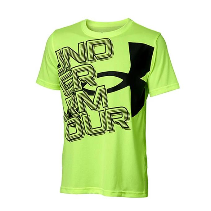  Under Armour Boys' Tech Big Logo Short Sleeve Gym T