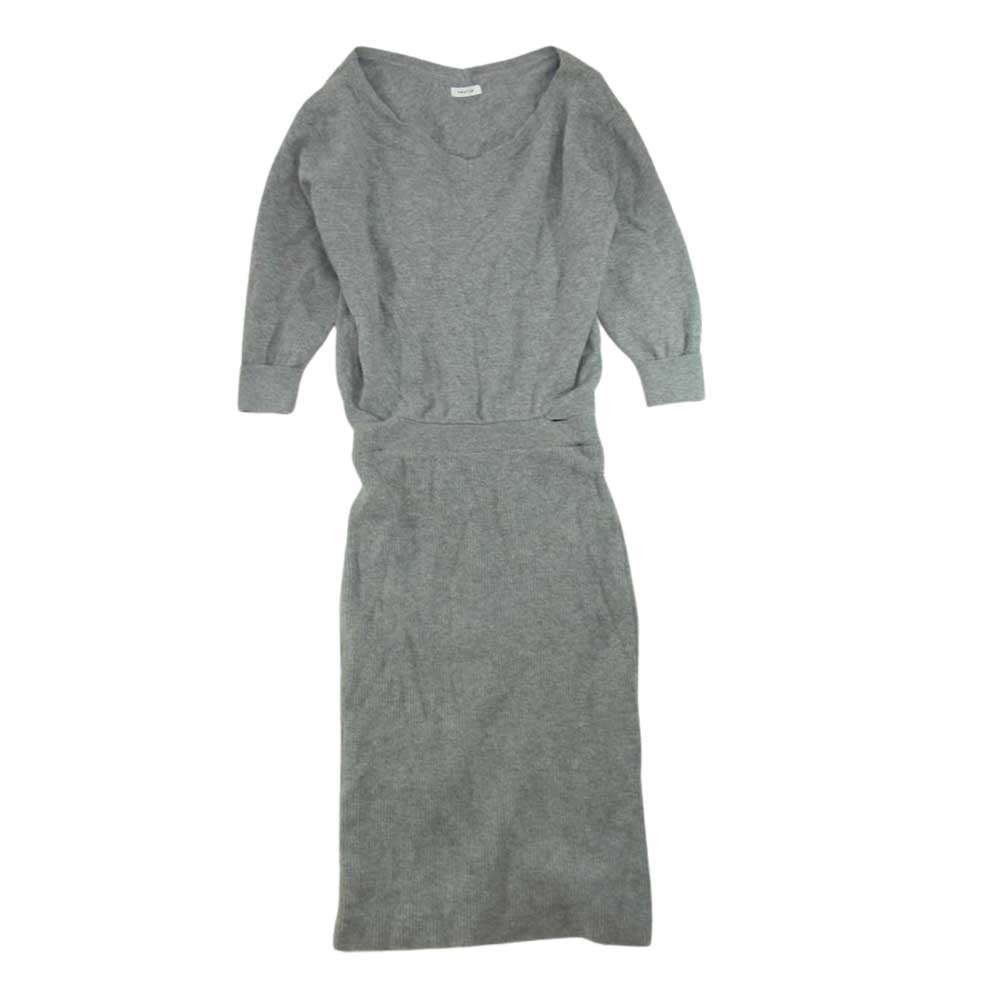 Buy FRAY I.D Knit one-piece gray-based free [pre-owned] from Japan