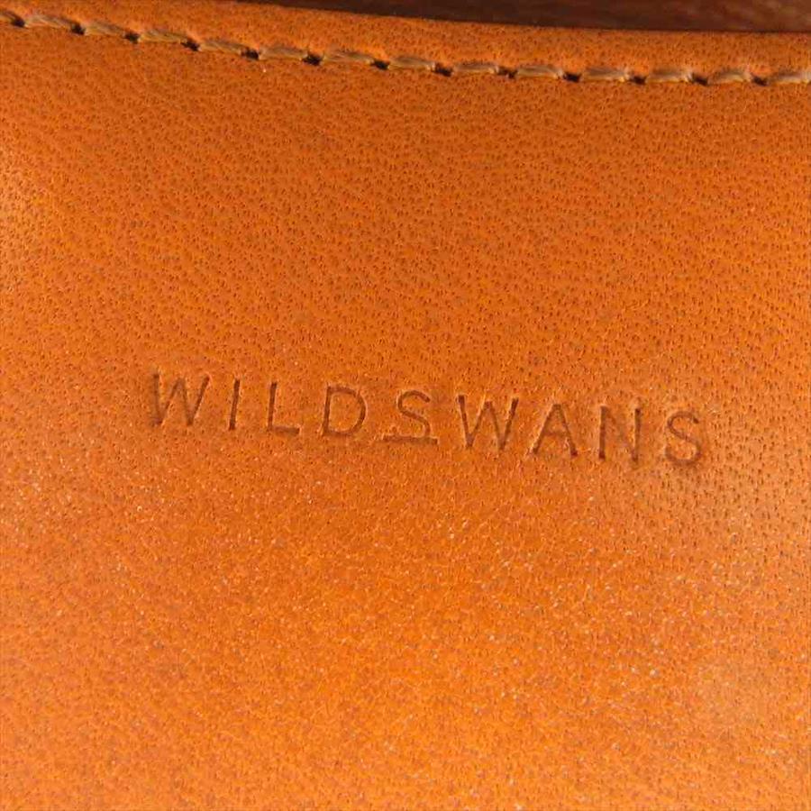 WILDSWANS Wild Swans TONGUE full grain bridle leather compact wallet mini  wallet London color light brown system [good condition] [pre-owned]