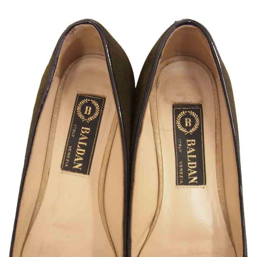 Baldan 56372104-0 9857 Flat Pony Harako Pumps Shoes Brown Series 36 1/2  [Used]