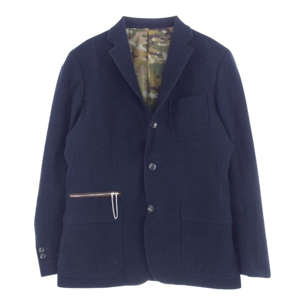 SOPHNET. SOPH-134006 BRITISH TWEED 3 BUTTON JACKET British tweed 3B jacket  dark navy series M [used]