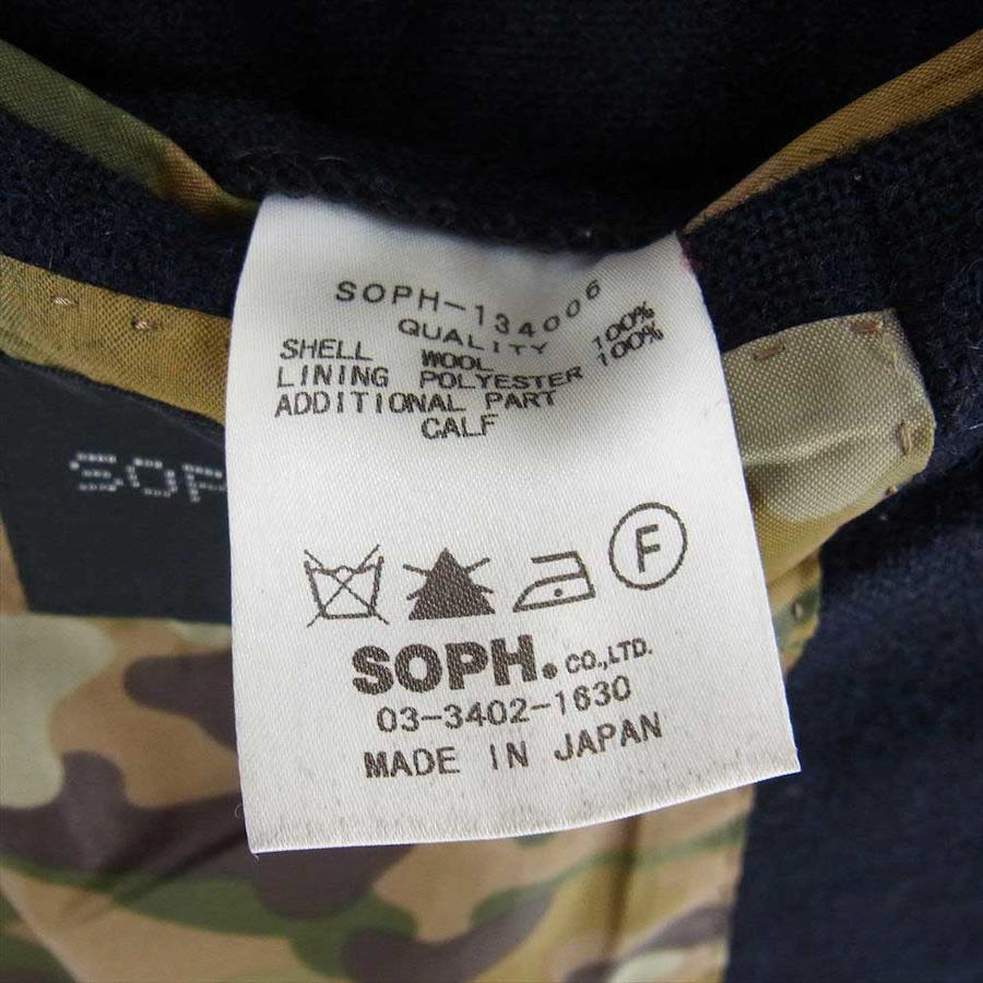 SOPHNET. SOPH-134006 BRITISH TWEED 3 BUTTON JACKET British tweed 3B jacket  dark navy series M [used]