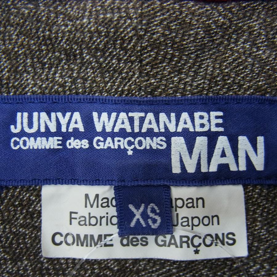 JUNYA WATANABE COMME des GARCONS MAN AD2014 WN-B031 Different material  switching elbow patch check shirt [pre-owned]