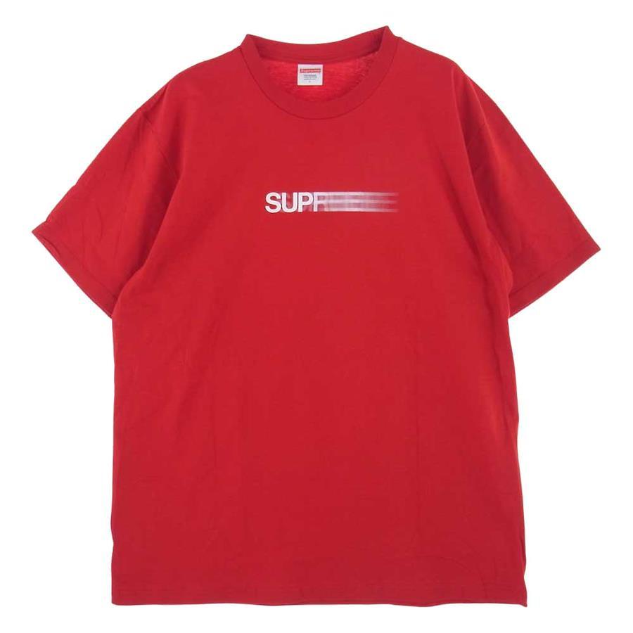 Supreme Supreme 23SS Motion Logo Tee motion logo crew neck short-sleeved  T-shirt red system
