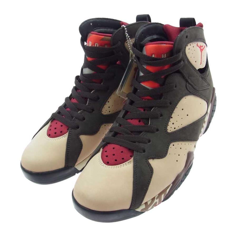 NIKE AT3375-200 AIR JORDAN 7 RETRO PATTA Air Jordan Retro Pata Sneakers  Beige Series Brown Series 28cm [New and Old] [Unused] [Used]