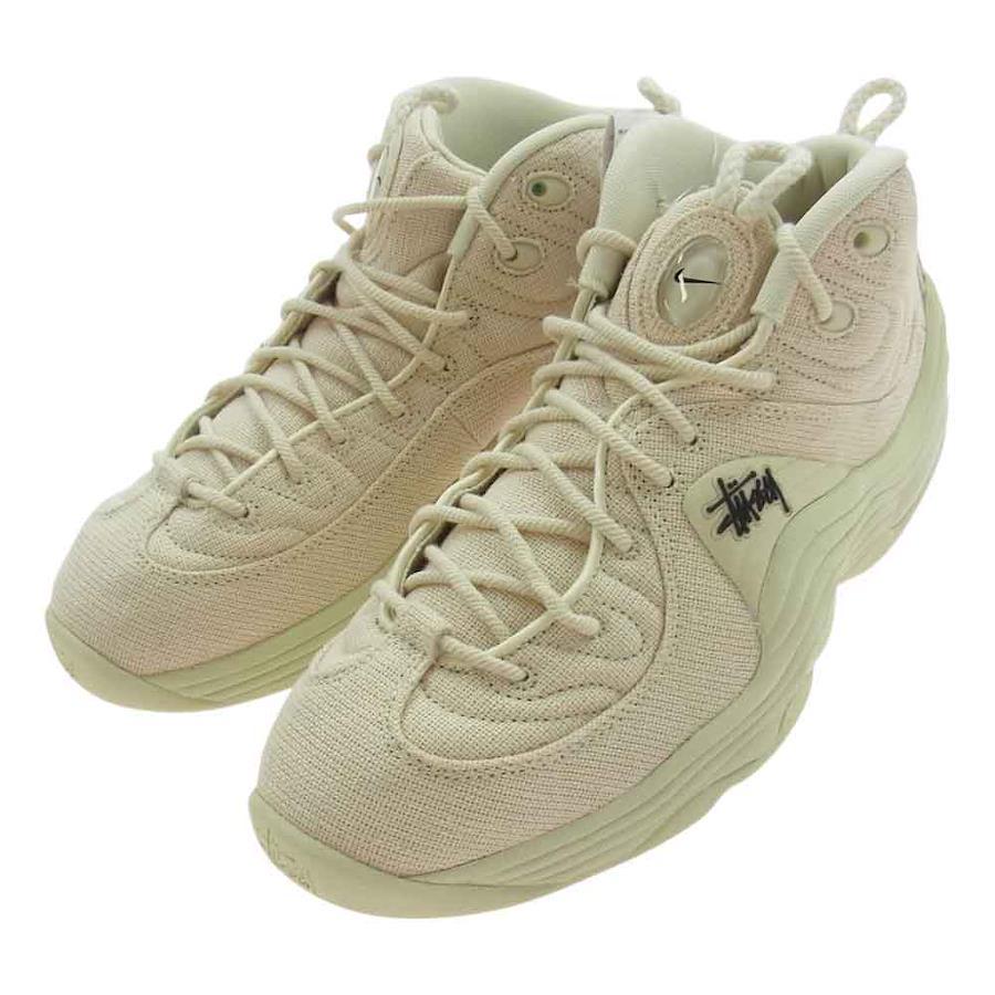 NIKE DQ5674-200 Stussy Air Penny 2 Fossil Stussy Air Penny 2 Fossil  Sneakers Beige 28.5cm [New and Old] [Unused] [Used]