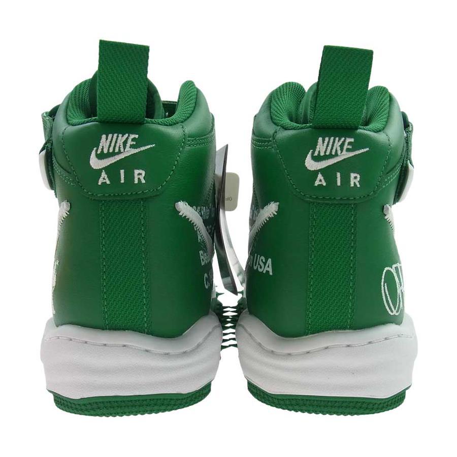 Nike Air Force 1 Mid x Off-White Shoes Pine Green DR0500-300 Men