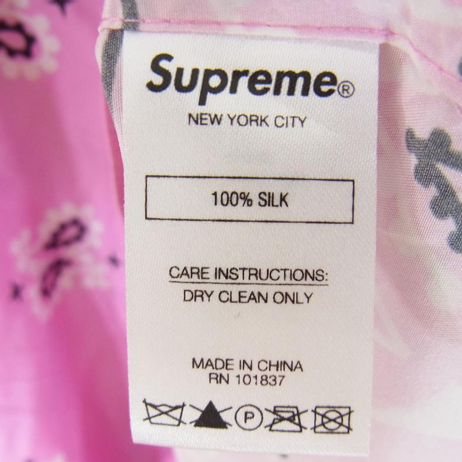 Buy Supreme Supreme 21SS Bandana Silk S/S Shirt bandana silk short