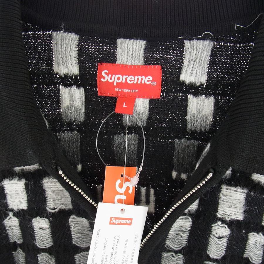 Buy Supreme Supreme 23SS Gradient Grid Zip Up Polo Gradation Knit