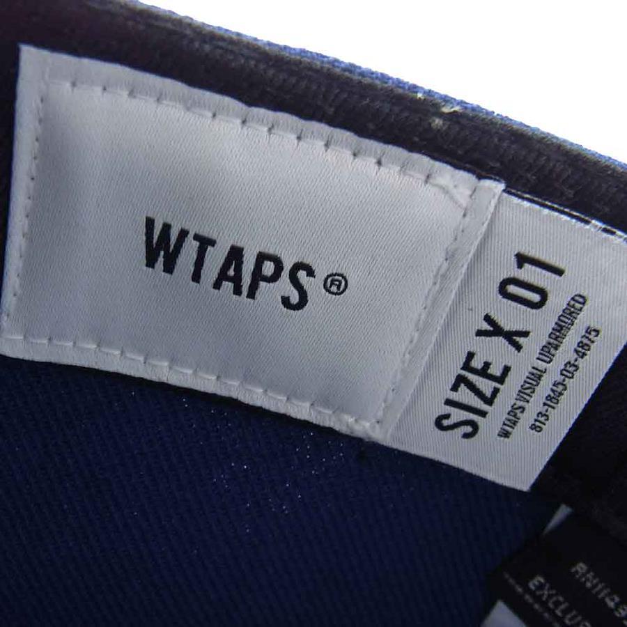 WTAPS ダブルタップス 帽子 × NEWERA ニューエラ 59FIFTY LOW PROFILE CAP  キャップ 帽子 ブルー系 57.7cm【新古品】【未使用】