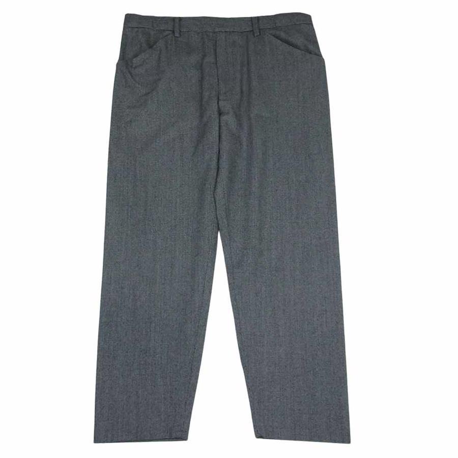 SUNSEA Sunsea 19AW 19A43 N.M BRUSHED M2 PANTS Wool slacks Black