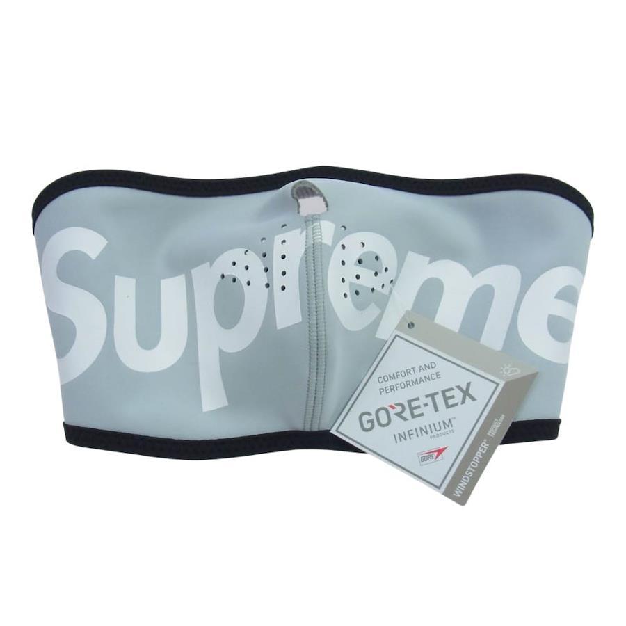Supreme 22AW WINDSTOPPER Facemask Front Logo Face Mask Gray ONE SIZE [New]  [Unused] [Used]