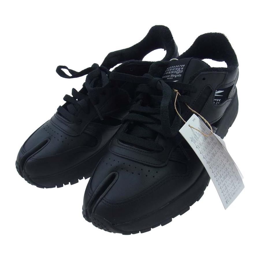 MAISON MARGIELA Maison Margiela GY0244 × Reebok Classic Leather Shoes Tabi  Sneakers Black 27.5cm [New] [Unused] [Used]