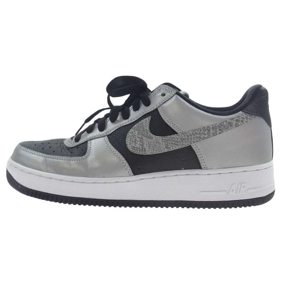 NIKE DJ6033-001 Air Force 1 Low Silver Snake Air Force 1 Low Silver Snake  Sneakers Silver Black 28cm [Used]