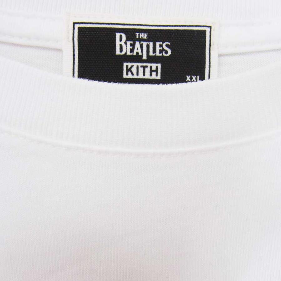 Kiss KITH KHM031211-101 × The Beatles Beatles 1962 Vintage Tee Vintage  T-shirt White XXL [New] [Unused] [Used]