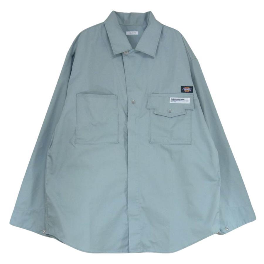 TOGA 21AW TC12-FJ511 ARCHIVES DICKIES ZIP UP SP zip up work shirt light  blue 46 [Used]