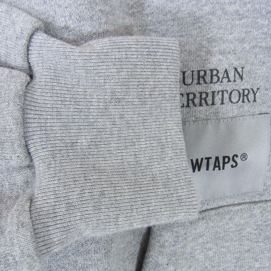 WTAPS Double Taps 22AW CROSS BONES HOODY COTTON Crossbones Hoodie  Sweatshirt Parka Gray X 02 [Used]