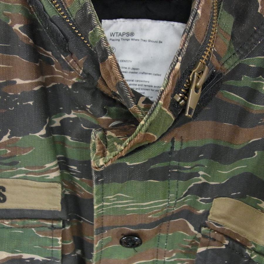 WTAPS Double Taps 17AW 171GWDT-JKM04 M-65 JACKET Tiger Camo Zip Up