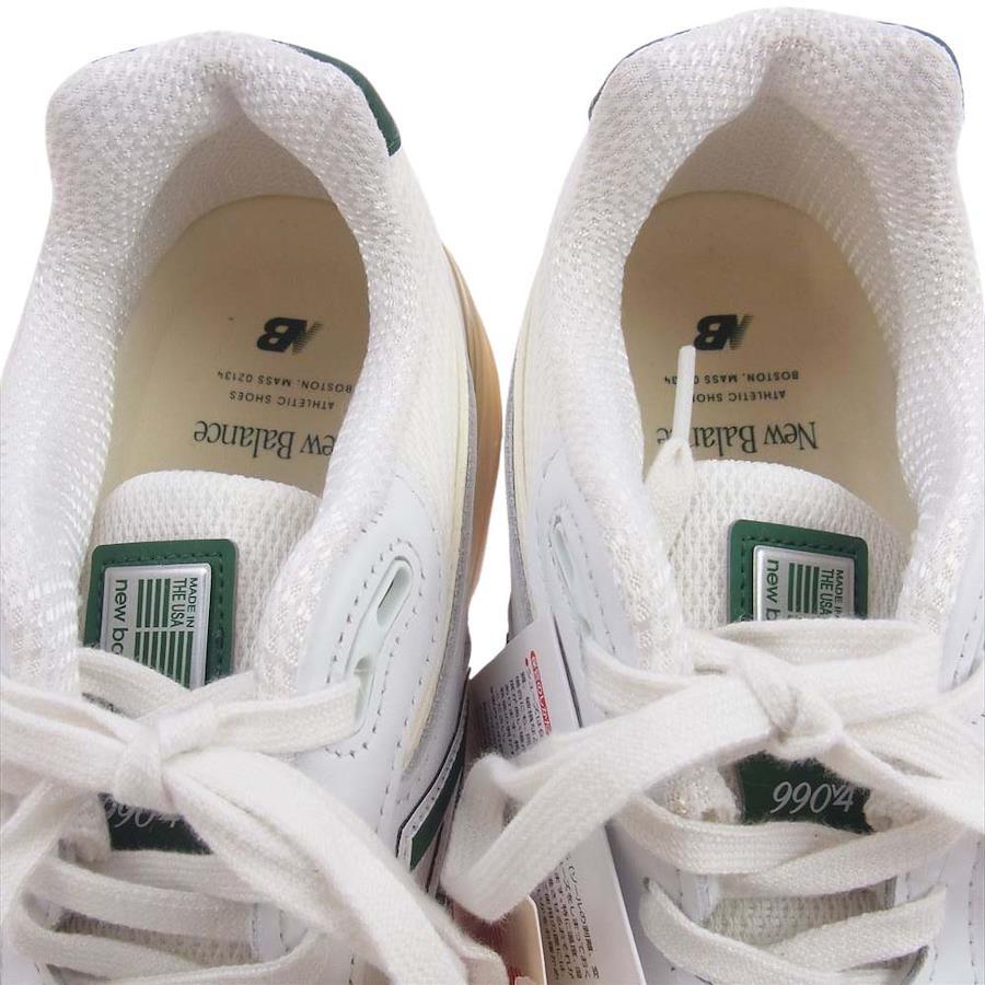 NEW BALANCE ニューバランス U990TC4 990V4 White Green White Green スニーカー ホワイト グリーン  ホワイト系 27cm【新古品】【未使用】【中古】