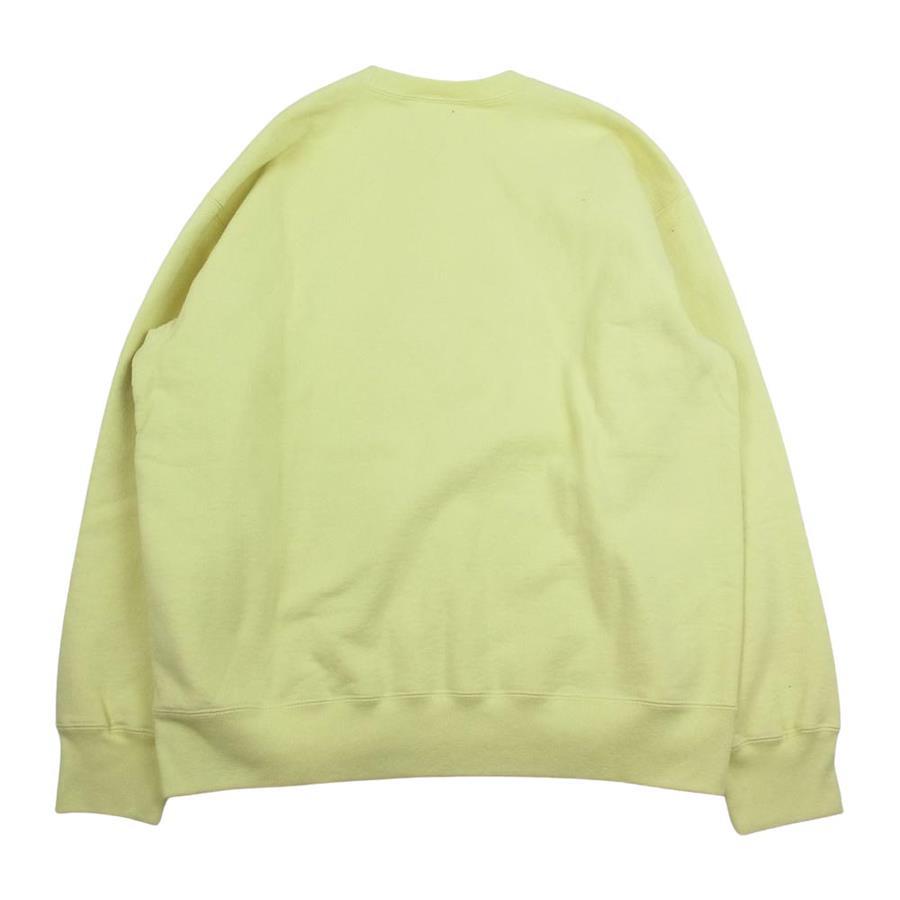 Buy Supreme 22AW Box Logo Crewneck Pale Yellow Box Logo Crewneck