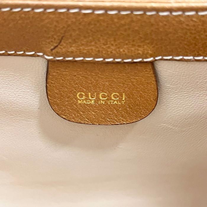 Buy GUCCI/Gucci Bamboo 000/00/0175 One Hand Handbag Leather Brown ...