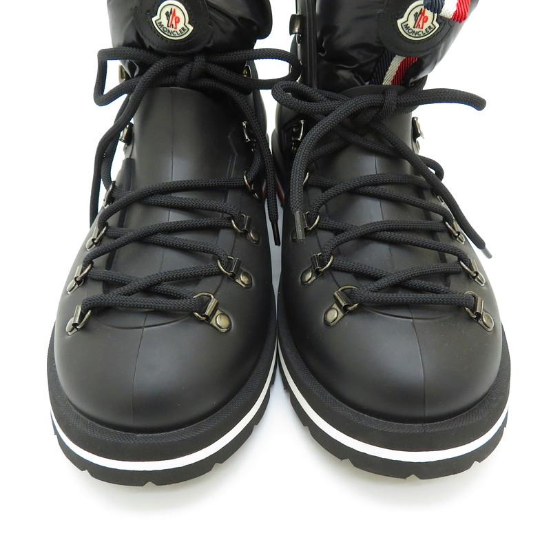 MONCLER/モンクレール マウンテンブーツ ダウンインナー付(劣化有) 中取り外し可 ブーツ ラバー 黒/999 メンズ