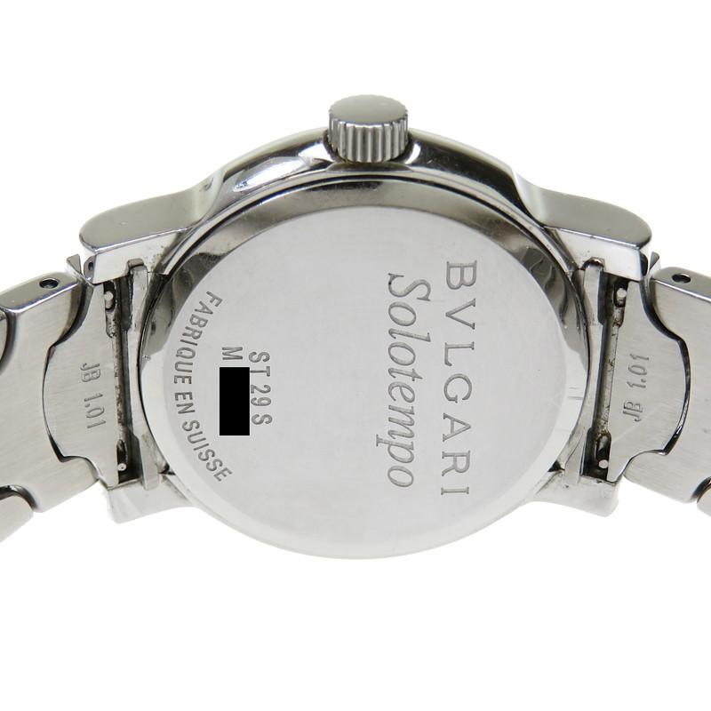 BVLGARI/ブルガリ ソロテンポ ST29S 23年8月電池交換済み 腕時計 