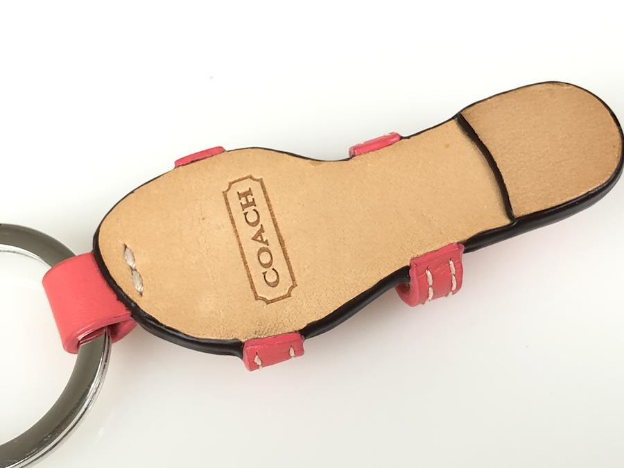 Buy Coach Coach signature leather sandals key ring key holder  pink/beige/silver color from Japan - Buy authentic Plus exclusive items  from Japan