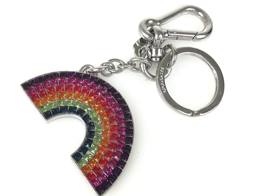 Buy Coach Coach key ring key holder with hook metal/rhinestone multicolor  from Japan - Buy authentic Plus exclusive items from Japan