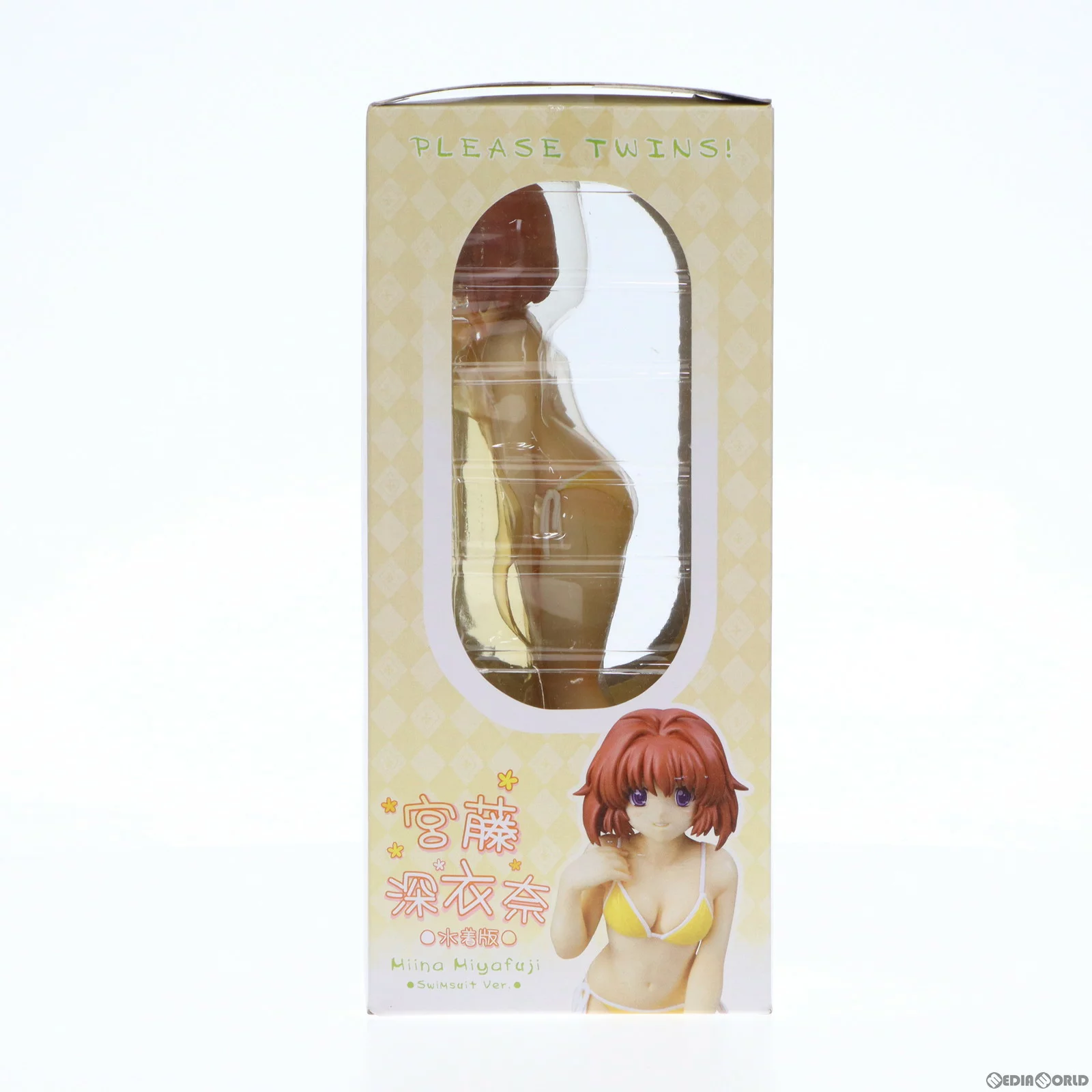 【中古品】[FIG]宮藤深衣奈(水着版)(ふじみやみいな) おねがい☆ツインズ 1/7 完成品 フィギュア  コトブキヤ(20050919)※商品状態について、商品説明をお読みください