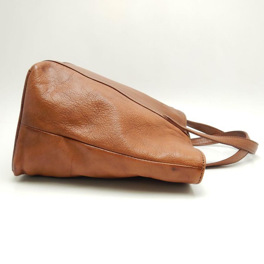 Buy Genten Genten Tote bag leather brown brown / 058647