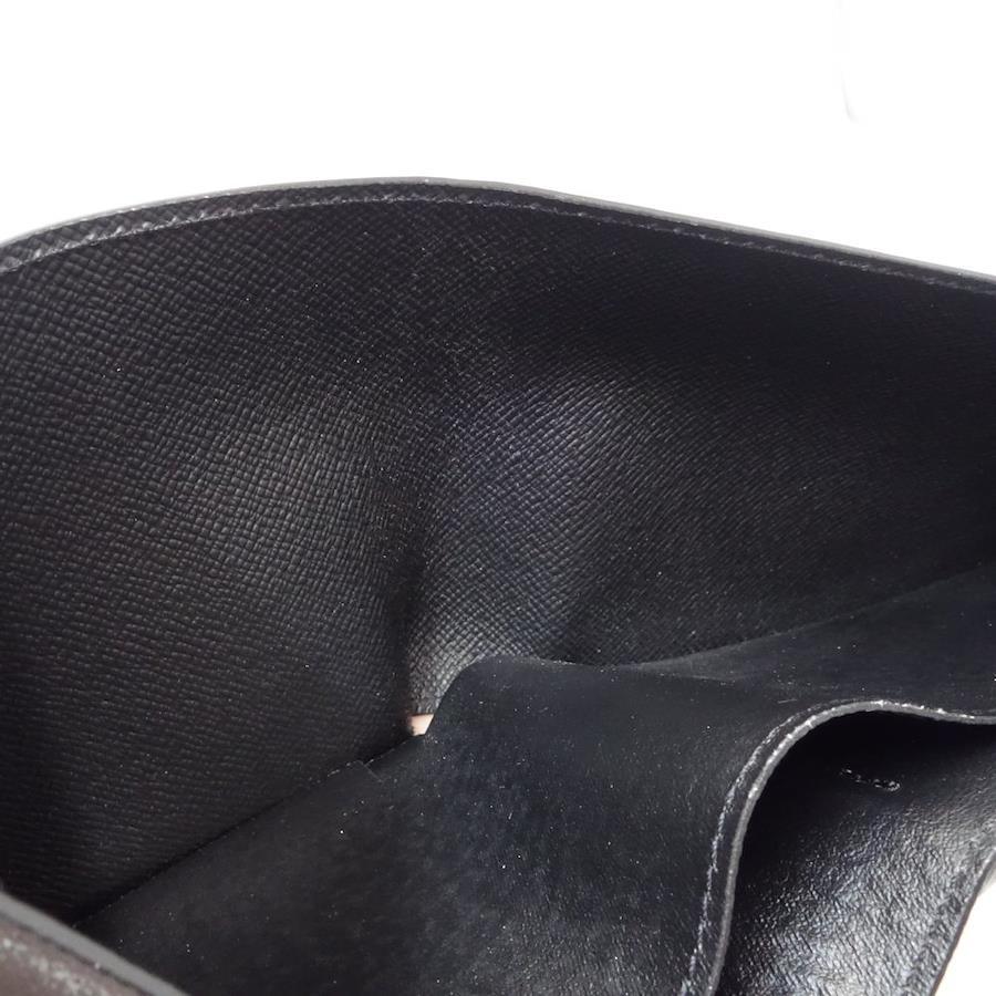 Pre-owned Louis Vuitton Portefeuille Marco Black Leather Wallet ()