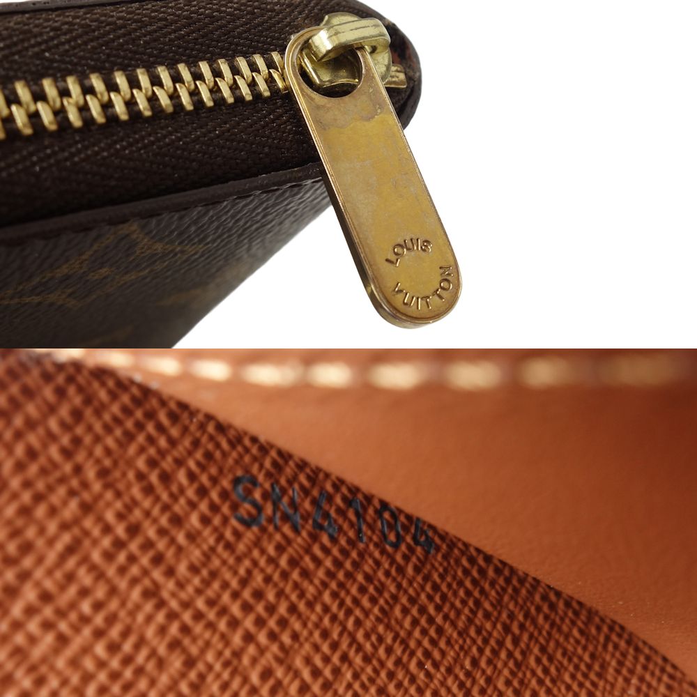 Louis Vuitton LV Zippy Wallet M60067 Zippy Coin Purse Browns Monogram Japan  Used
