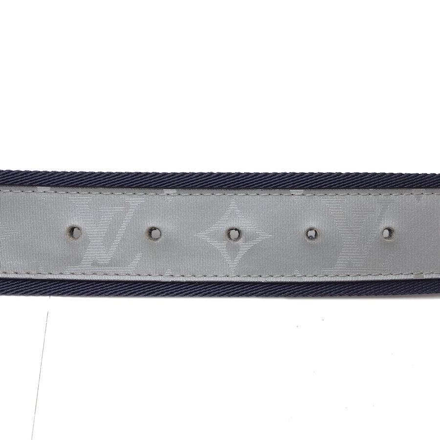 Pre-owned Louis Vuitton Leather Belt In Navy