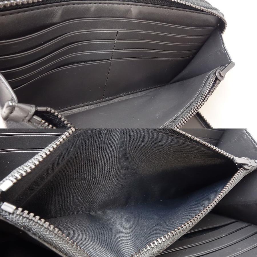 新品安い【美品】コーチ　セカンドバッグ　シグネチャー　PVC ダブルファスナー　ブラック バッグ