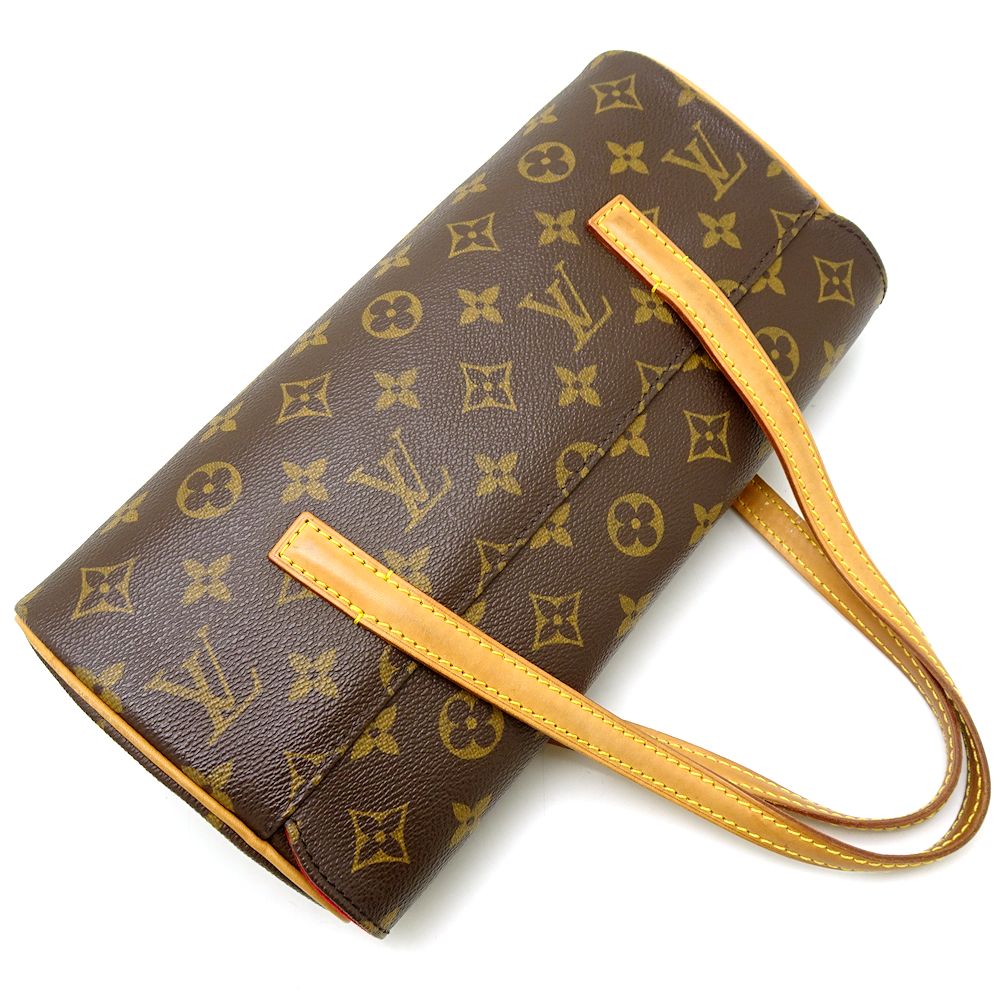 LOUIS VUITTON Monogram Sonatine Handbag Bag Used From Japan