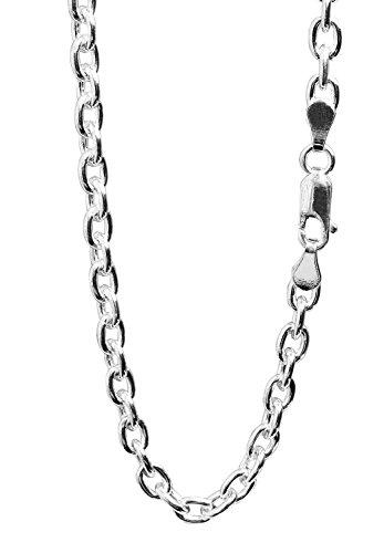 Shinjuku Gin no Kura Azuki Chain Thick Length 40-80cm (45cm) Width 4.5mm  Silver 925 Necklace Chain Necklace Chain Men's sv925