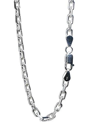 Shinjuku Gin no Kura Azuki Chain 4-sided cut Length 40-60cm (50cm) Width  4.8mm Silver 925 Necklace Chain Necklace Chain Men's sv