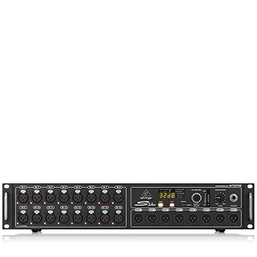 Behringer Stage Box 16in / 8out AES50 connection Compatible with X32 MIDAS  design 16 preamplifiers installed ULTRANET terminal installed Rack