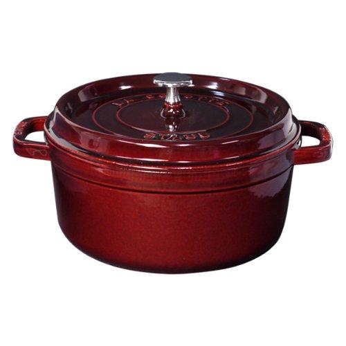 Buy Staub Staub Cocotte Round 24cm Grenadine Red 1102487 (40509