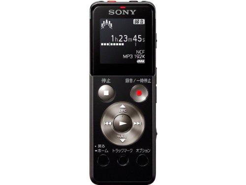 SONY Stereo IC Recorder with FM Tuner 8GB Black ICD-UX544F / B