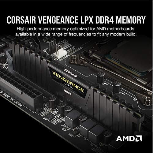 CORSAIR DDR4 Memory Module VENGEANCE LPX Series Black 8GB x 2 Kit  CMK16GX4M2B3200C16