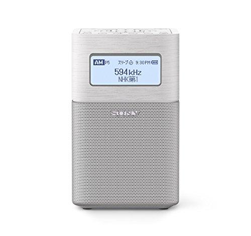 Sony Home Radio SRF-V1BT: FM / AM / Wide FM / Bluetooth Compatible White  SRF-V1BT W