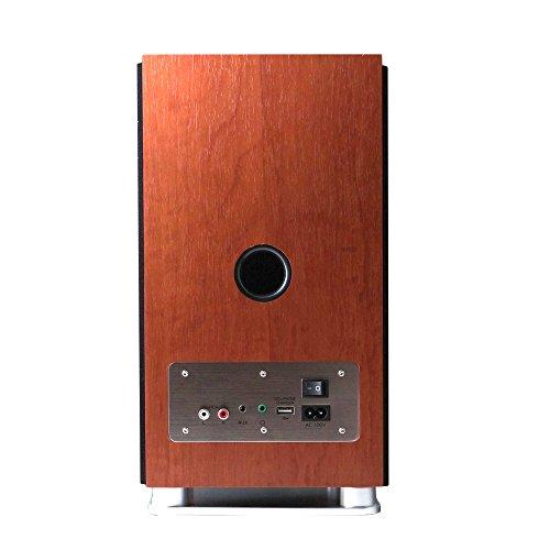 太知ホールディングス CDクロックラジオシステム AA-001 ブラウン、茶色 (約)幅19.5×奥行18.3×高さ35.6cm(突起含まず)