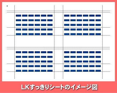 ＬＫすっきりシート（沖 CrosCore／CrosCore2用 100台分）LS-SX04-100