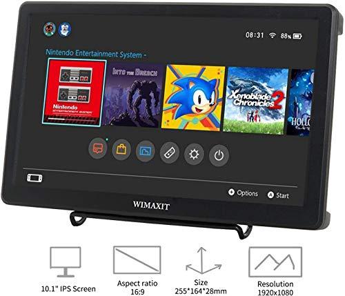 Buy WIMAXIT 10 inch Monitor 1920x1080 FHD High Resolution IPS Panel HDMI Input VGA Input Speaker Built-in PS3 PS4 Mobile Display Raspberry Pi Xbox 360 Windows 7/8/10 Compatible Small