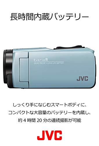 JVCKENWOOD JVC camcorder Everio R waterproof and dustproof Wi-Fi 64GB  built-in memory matte black GZ-RX680-B