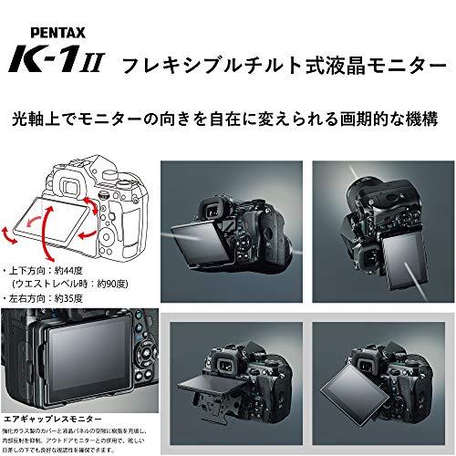 PENTAX K-1 Mark II ボディ デジタル一眼レフカメラ フルサイズ 視野率100%光学ファインダー搭載  5軸5段ボディ内手振れ補正機能搭載、すべてのレンズが手ぶれ補正 雨天でも安心 防塵防滴構造 フレキシブルチルト式液晶モニター15996 ブラック