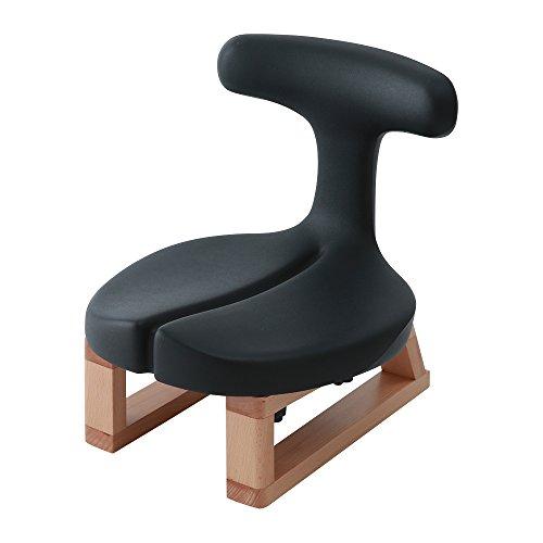 Buy Ayur Chair Aguraisu Black [Sit with pelvis upright and sit