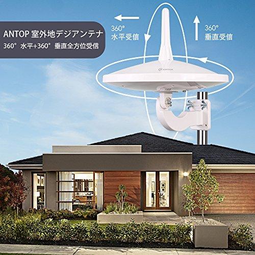 ANTOP 室外 地デジアンテナ テレビアンテナ 屋外 uhfアンテナ 地上